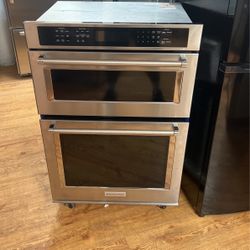 KITCHENAID COMBO OVEN MICROWAVE AND OVEN 30” INCHES