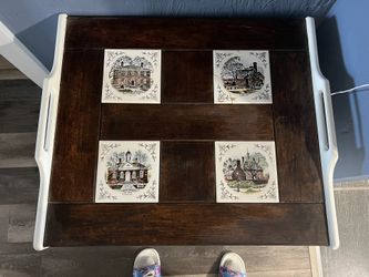 Small Table With Drawers And Bottom Shelf