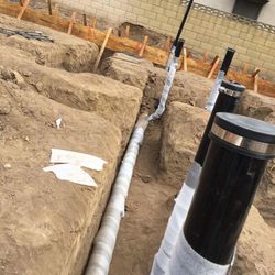 Underground Plumb Pipe
