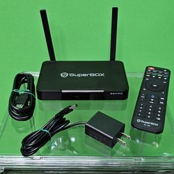  2025 Superbox S6 Pro TV BOX Black Model Voice Remote update