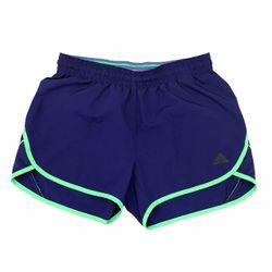 Adidas Womens XS Athletic Running Shorts Blue Green Activewear Sporty