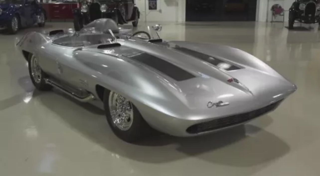 1959 Chevrolet Corvette Stingray, AUTOart, 1/18, NIB, Silver, Rare