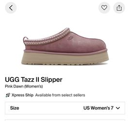 UGG Tazz II Slipper Pink Dawn (Women's) (Size 7W)