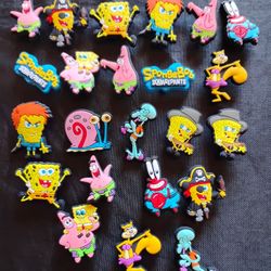 SpongeBob Jibbitz lot 
