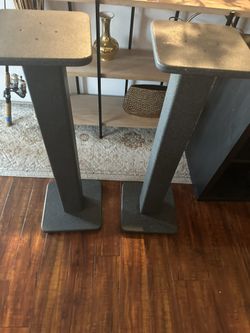 36” tall x 10”x10” speaker stands