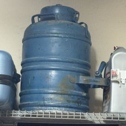 Antique Metal Water Jug