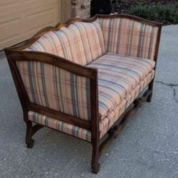 Bernhardt Hibriten wood frame sofa