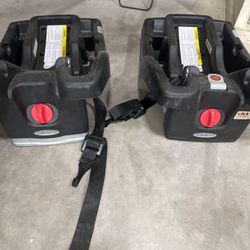 2x Graco Click Connect Infant Car Seat Bases
