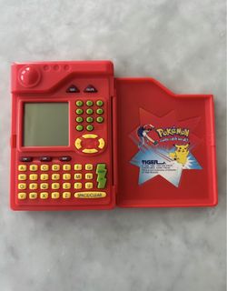 Vintage 1998 Pokemon Pokedex Vintage Toy Tiger Electronics Tested Mint Condition