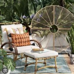 Brand New Opallhouse & Jungalow -5" Decorative Round Standing Garden Screen 