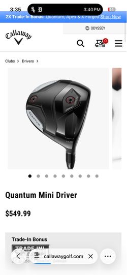 Callaway Quantum mini driver