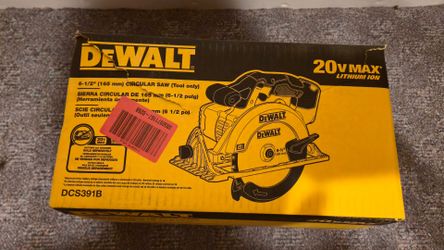 BRAND NEW NIB Dewalt DCS391B 6 - 1/2" 20V MAX  Circular Saw Tool Only