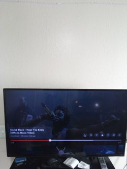 50 In TV With Remote + Roku And Roku Remote
