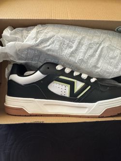 Upland vans black lime men.