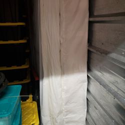 Like New Queen Mattress, Box Spring and Metal Bed Frame