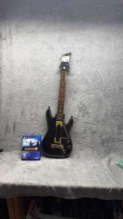 Guitar Hero PS4 Game and Guitar