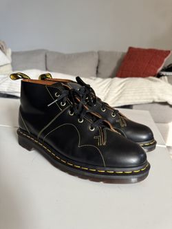 Doc Martens Church Vintage Monkey Boots Black Sz 10 US 
