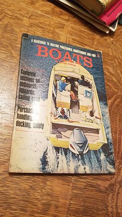 Vintage Boats Guidebook Boating George Sullivan 1965