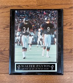 Payton and McMahon 8x10 Picture Plaque.