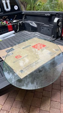 Oval Glass 52” X 34” $100.00 CASH, TEXT FOR PRICES