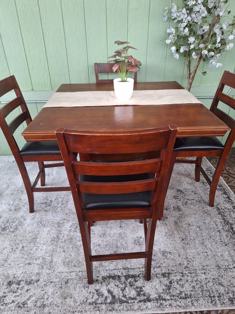 Mesa De Madera Con 4 Sillas (Check My List ✅️)