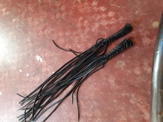 Braided Leather Handlebar Covers