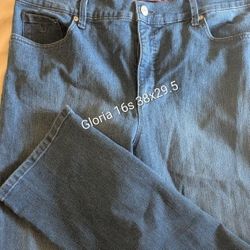 Womens Gloria Vanderbilt Amanda 16s 38x29.5 Jordan, 68% Cotton, 30% Polyester, 2% Spandex