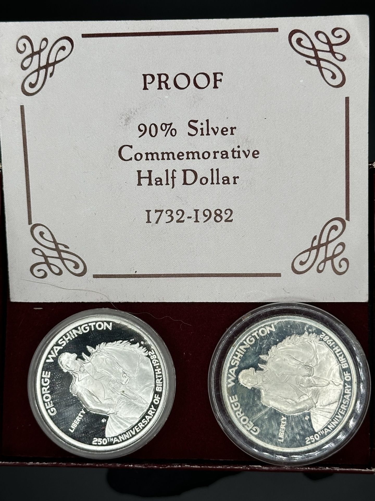 Two 90% Silver Half Dollar Proofs