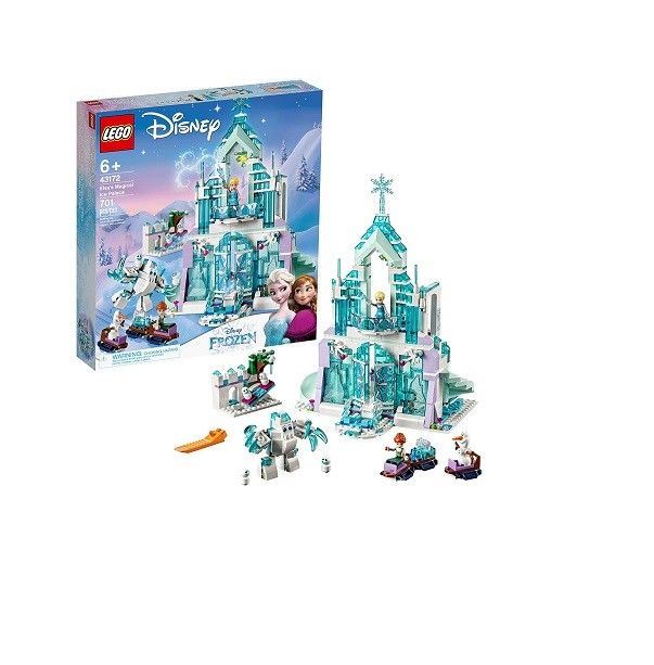BRAND NEW LEGO Disney Princess Elsa's Magical Ice Palace 43172 Toy Castle Building Kit with Mini Dolls