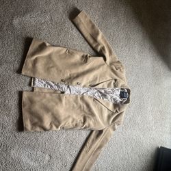 Luxury J.M. Haggar Camel Wool Top Coat – XL – Timeless Style, Immaculate Condition!