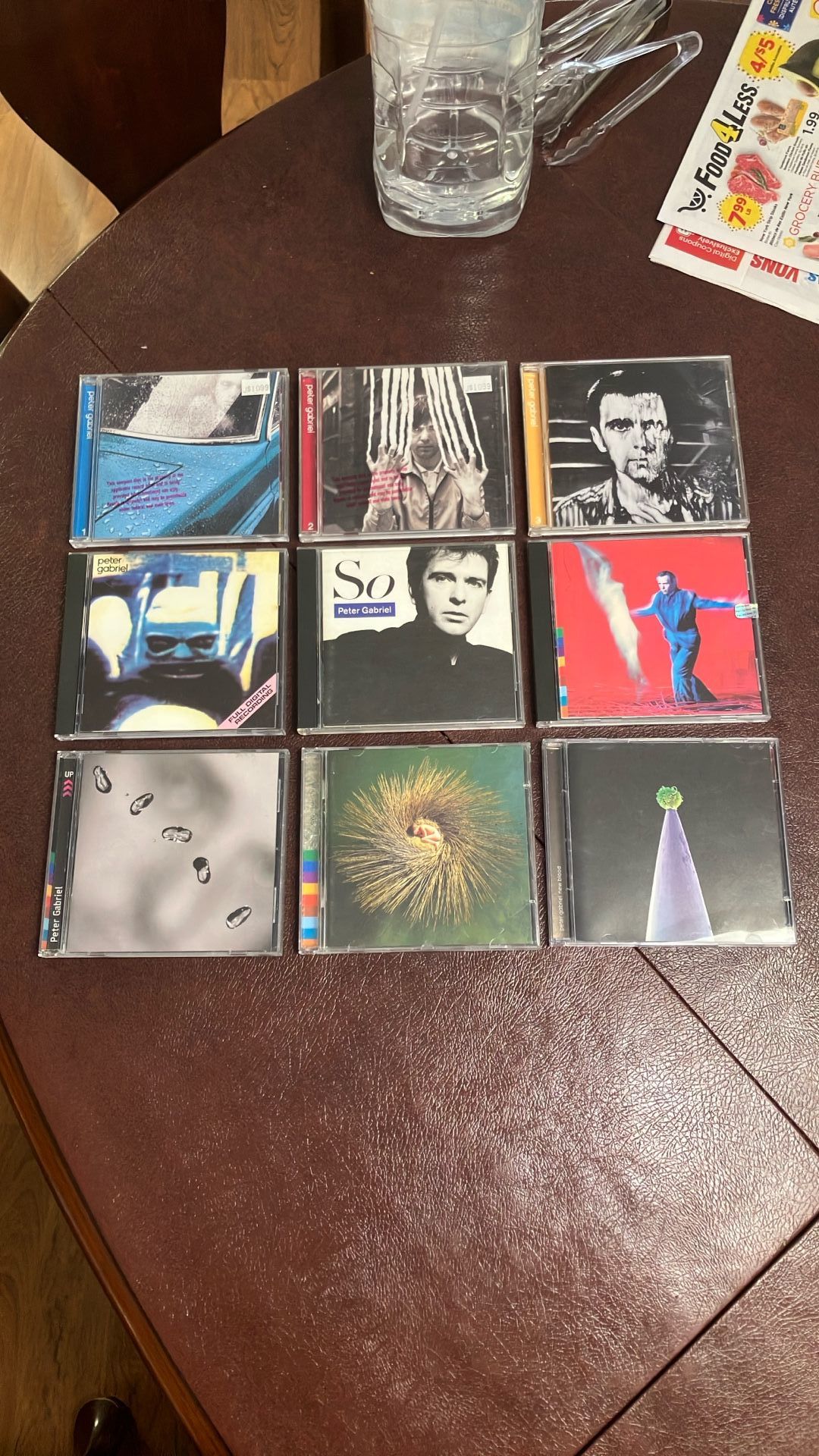 Peter Gabriel CD collection