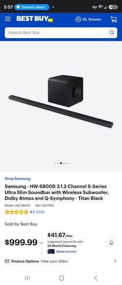 Samsung soundbar s800