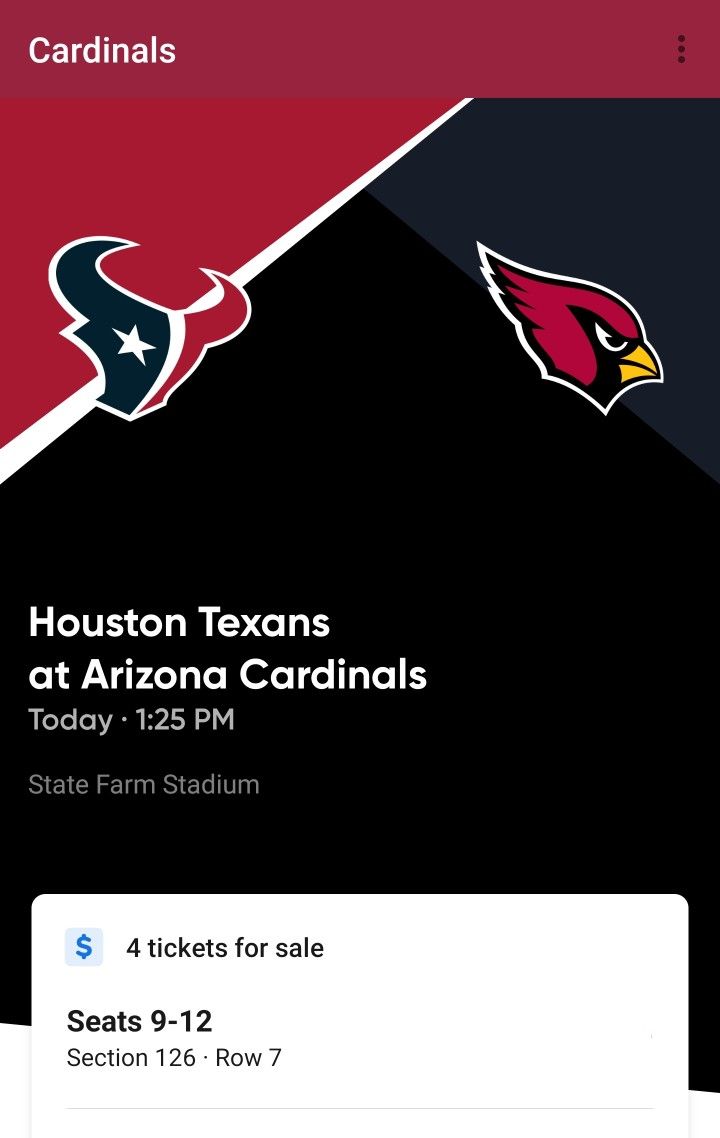 Arizona Cardinals Vs Houston Texans