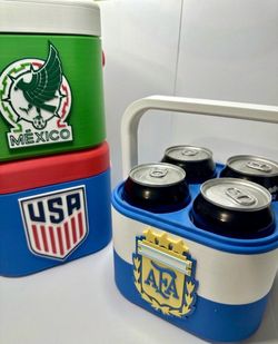 ⚽ World Cup Fan Mini Cooler – 3D Printed Custom Gift