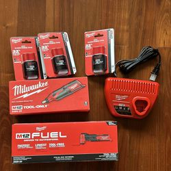 Milwaukee M12 Tools And Battery For Sale