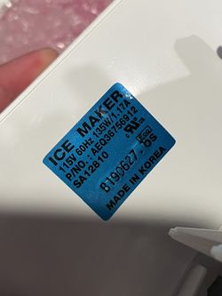 LG Ice Maker parts