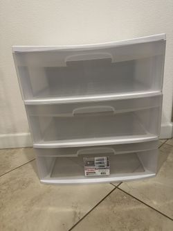 3 Drawer Wide Storage 