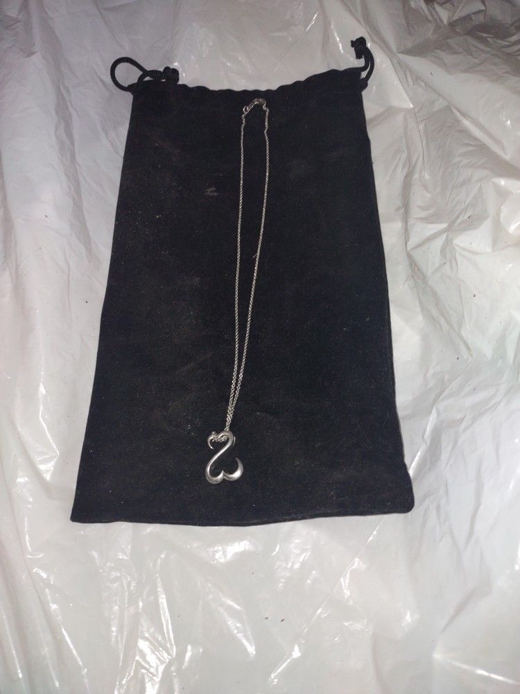 925 Silver Oven Heart Necklace & Pendant