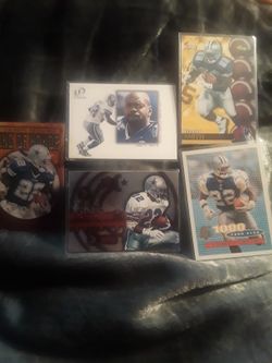 DALLAS COWBOYS EMMITT SMITH 5 CARDS 