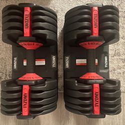 105 lbs Adjustable Dumbbells 2 Set , 52.5 lbs pair x2，15 in 1，for Men/Women Gym Equipment for Home St