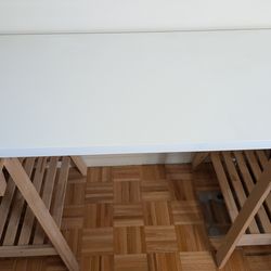IKEA wood desk