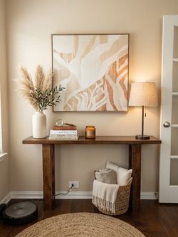 Beautiful solid wood console table