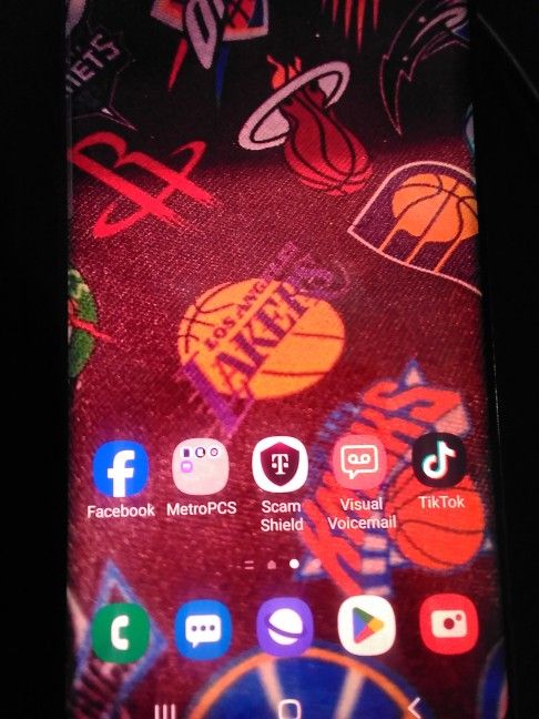 Samsung Galaxy Phone With TikTok