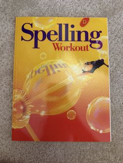 Spelling Workout Level D Savvas