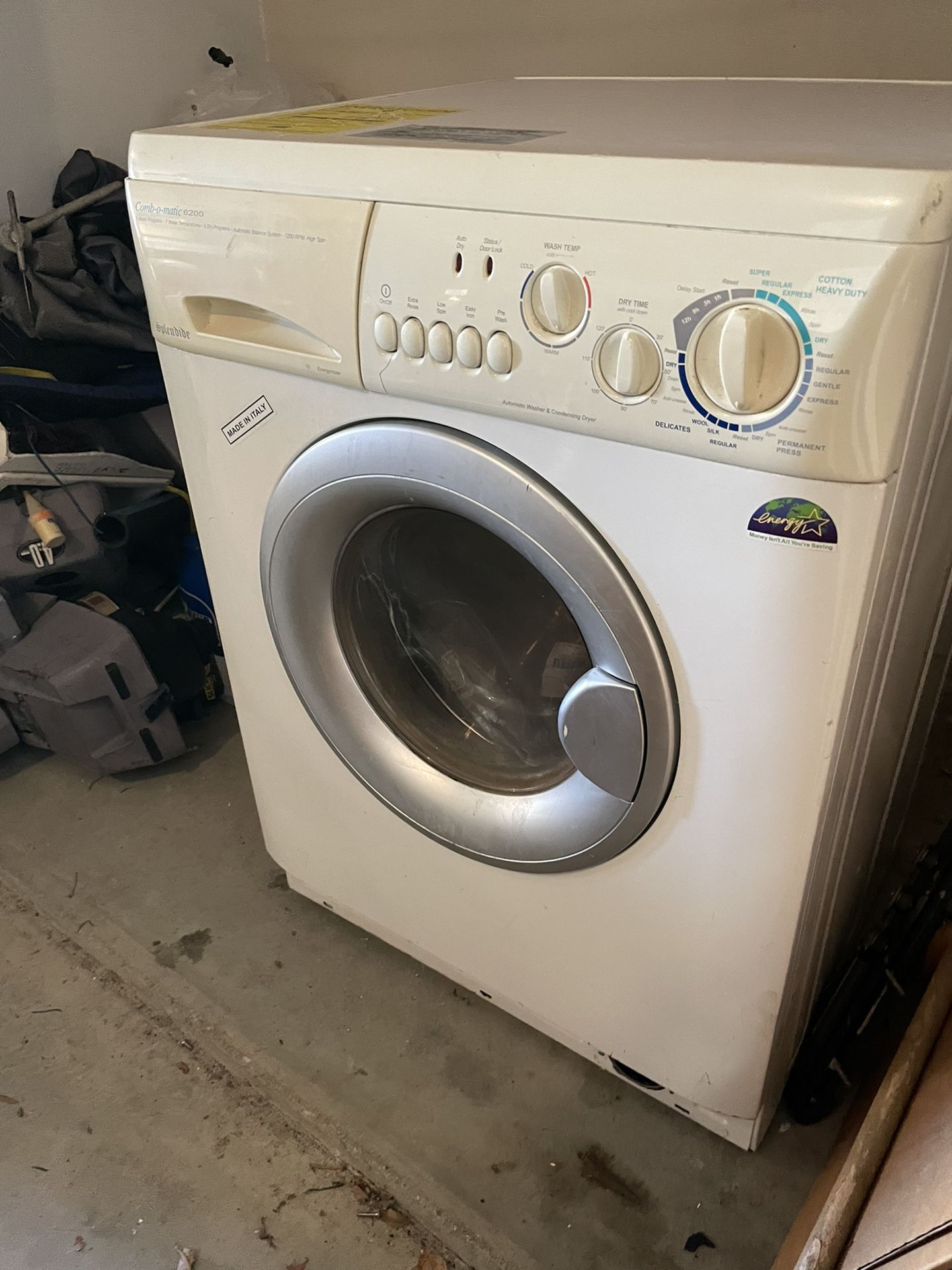 Washer Dryer | Splendide Comb-O-Matic 6200 Model WDC 1026