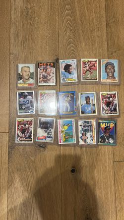 Old Baseball And Football Cards