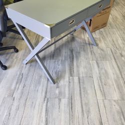 2 Desk 1 Grey And 1 Walnut