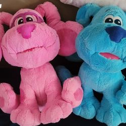 Blues Clues And Magenta Big Plush Over 1ft Tall