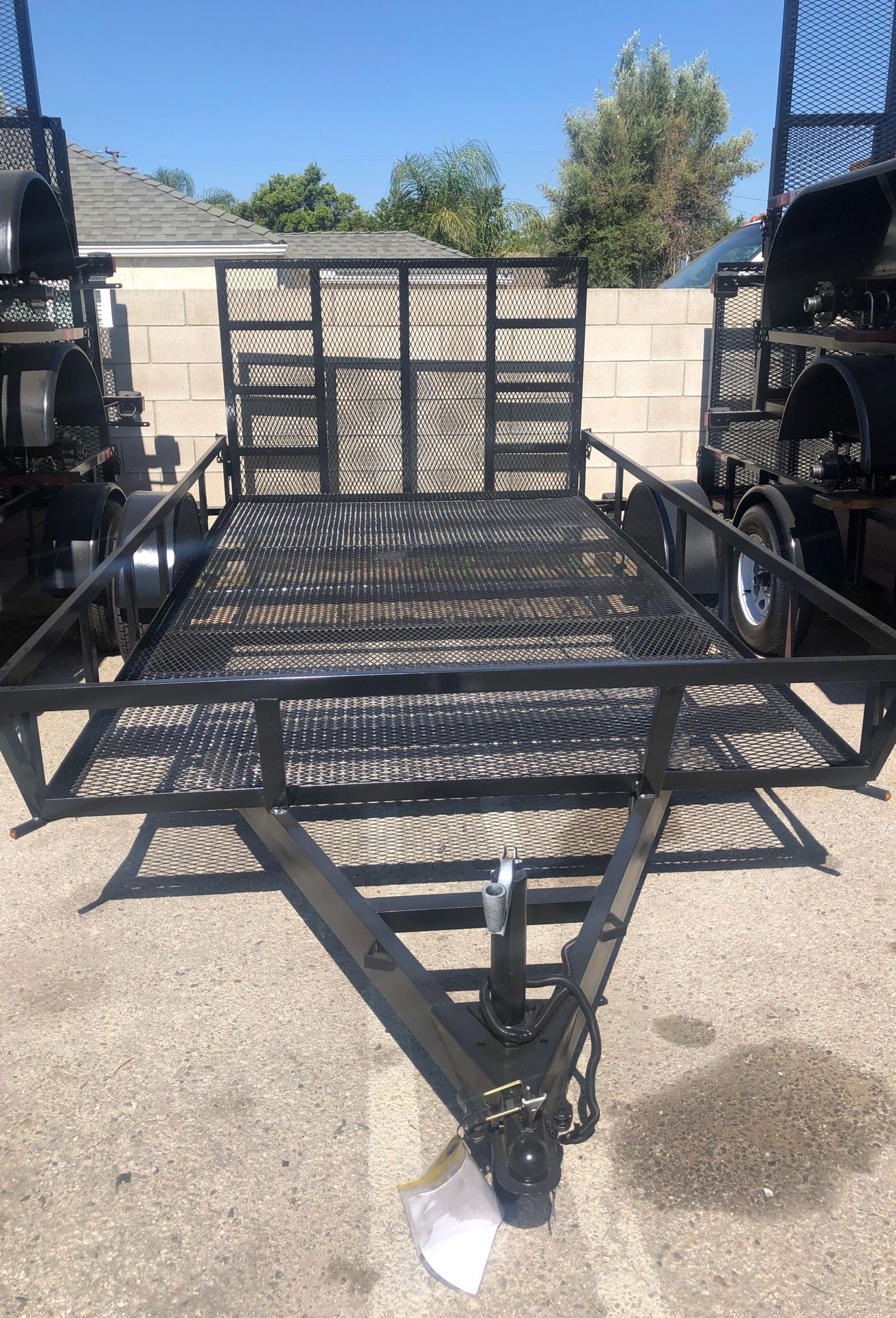 6.5x12x1 RZR MODEL MESH UTILITY TRAILER