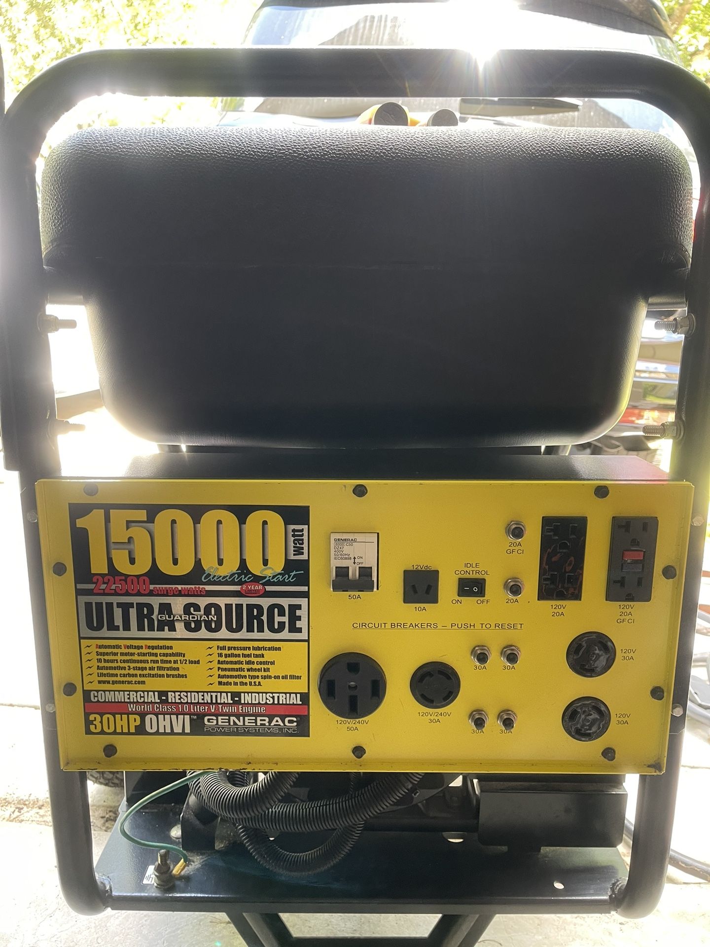 Generac Guardian 15000 Watt Ultra Source Generator
